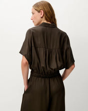 Afbeelding in Gallery-weergave laden, Sessùn 26110005 ALFASSA NIGHT Tied blouse 02347 Obscura