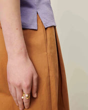 Afbeelding in Gallery-weergave laden, Sessùn VALYA-Doré Ref. 24604003 80% Fine gold plated recycled brass 20% Fresh water...
