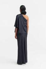 Afbeelding in Gallery-weergave laden, Ahlvar Gallery Ella satin blouse blue grey