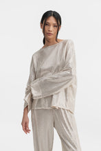 Afbeelding in Gallery-weergave laden, Ahlvar Gallery Nina sequin blouse cream