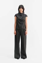Afbeelding in Gallery-weergave laden, Ahlvar Gallery Mel check trousers, dark grey 1226-08
