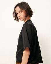 Afbeelding in Gallery-weergave laden, Sessun Layla Top Avec Goutte Et Bijou Black 24610012