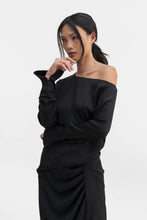 Afbeelding in Gallery-weergave laden, Ahlvar Gallery Chiney silk blouse black