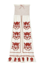 Afbeelding in Gallery-weergave laden, M.A.B.E. Carmi Sundress - Ecru/Red