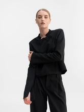 Afbeelding in Gallery-weergave laden, Ahlvar Gallery Chani wool blazer, black 1205-09