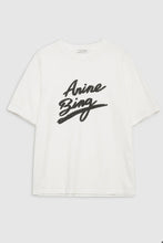 Afbeelding in Gallery-weergave laden, Anine Bing Jaylin Tee Signature Ivory A-08-10524-IVY1