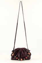 Afbeelding in Gallery-weergave laden, Sessun Luna Python Petit Sac Pochette Soir 02010 Ruby Pyth 24102029