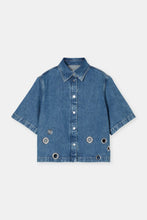 Afbeelding in Gallery-weergave laden, Closed Short Sleeve Denim Shirt Mid Blue C94095-18S-WE