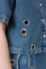 Afbeelding in Gallery-weergave laden, Closed Short Sleeve Denim Shirt Mid Blue C94095-18S-WE