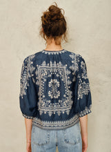 Afbeelding in Gallery-weergave laden, M.A.B.E EDEN PRINT JKT Blue/Multi