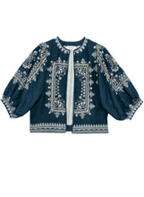 Afbeelding in Gallery-weergave laden, M.A.B.E EDEN PRINT JKT Blue/Multi