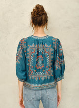 Afbeelding in Gallery-weergave laden, M.A.B.E EDEN PRINT JKT Blue/Multi