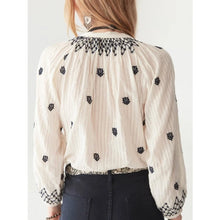 Afbeelding in Gallery-weergave laden, Maison Hotel SANTORINI SYBILLE BLOUSE BLUE LAGOON