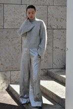Afbeelding in Gallery-weergave laden, Rabens Saloner Antique Silver Wide Leg Pants Inja W24467103