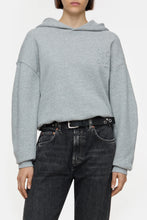 Afbeelding in Gallery-weergave laden, Closed Folded Hem Hoodie Light Grey Melange C95350-47M-EB