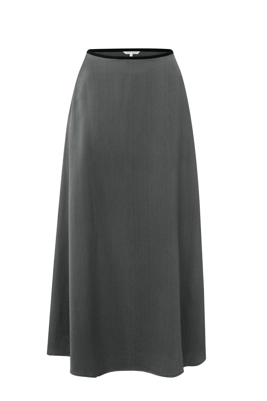 Yaya Flowy Aline Midi Skirt Magnet Grey 01-401032-307