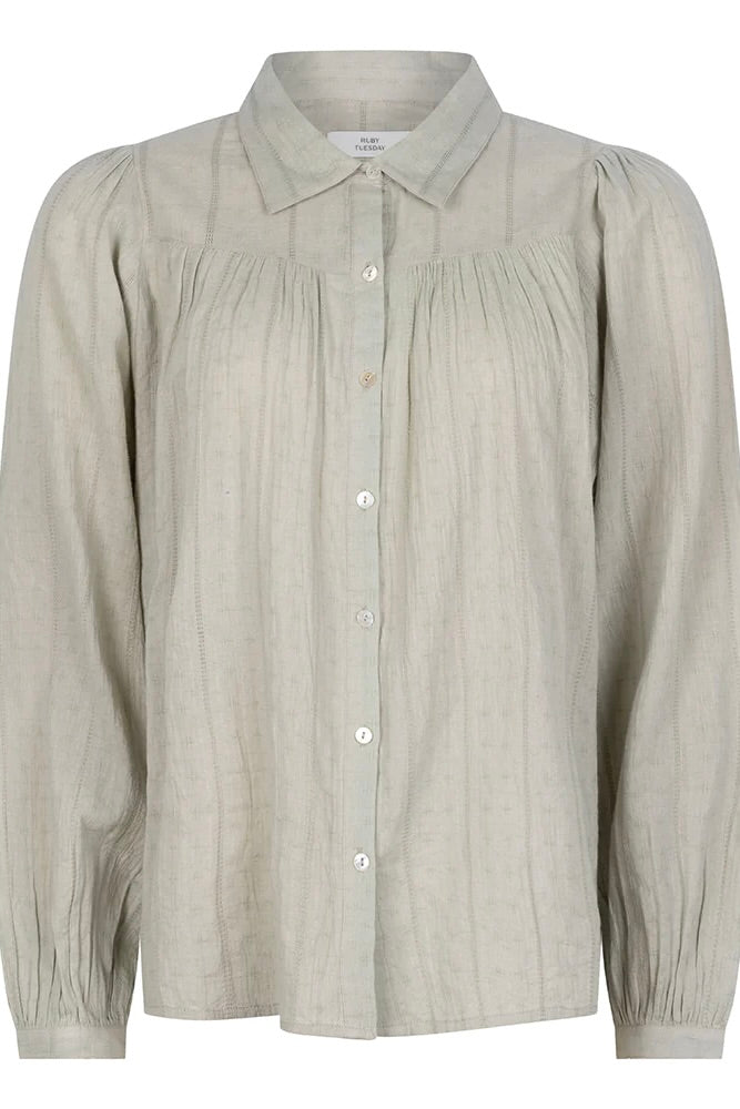 Ruby Tuesday Kamille Round Neck Blouse Wrought Iron T307-1130