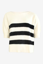Afbeelding in Gallery-weergave laden, Six ámes Moi Pullover Stripe Off White/ Black
