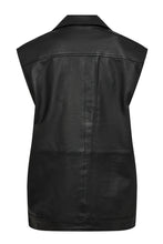 Afbeelding in Gallery-weergave laden, Co&#39;couture PhoebeCC Leather Biker Vest Black 30108 96

