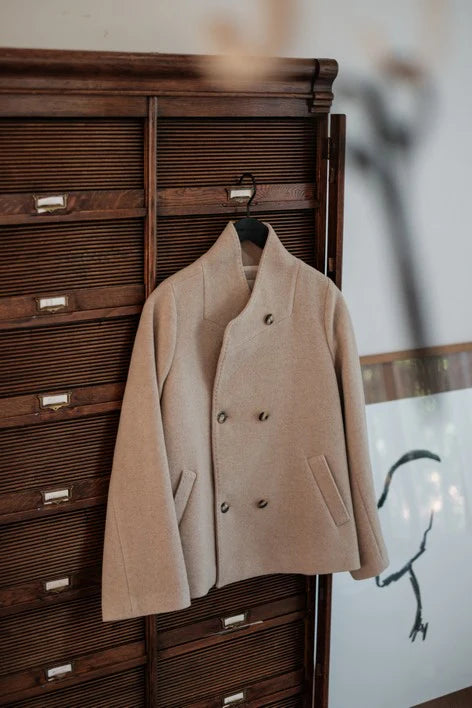 Ruby Tuesday Mattisse Pea Woolen Jacket Taupe T508-1213