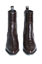 Afbeelding in Gallery-weergave laden, Femmes du Sud Boots Joel Croco Brown
