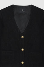 Afbeelding in Gallery-weergave laden, Anine Bing Anitta Jacket Black Woven A-01-7165-000
