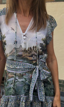 Afbeelding in Gallery-weergave laden, Farm Rio COUNTRYSIDE LANDSCAPE MULTICOLOR MINI DRESS Style #363194 | HIGH SUMMER 26
