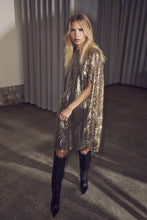 Afbeelding in Gallery-weergave laden, Co&#39;couture ShivaCC Sequin Dress Gold 36241 4148
