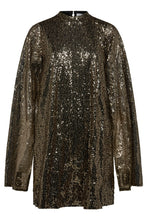 Afbeelding in Gallery-weergave laden, Co&#39;couture ShivaCC Sequin Dress Gold 36241 4148
