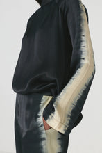 Afbeelding in Gallery-weergave laden, Rabens Saloner Sigrid Streamline Pant Midnight Chalk W23481109
