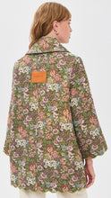 Afbeelding in Gallery-weergave laden, Farm Rio FLOWER JACQUARD TRENCHCOAT 360815 GREEN L0013
