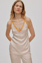 Afbeelding in Gallery-weergave laden, Rabens Saloner CONTRAST LACE CAMISOLE TOP - SOHO W26208102 - more color options
