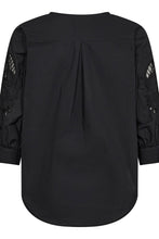 Afbeelding in Gallery-weergave laden, Co&#39;couture KelliseCC Lace Cut Shirt Black 35462 96
