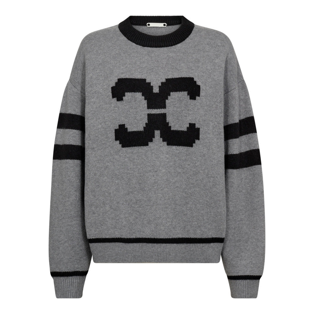 Co'couture RowCC Coco Logo Knit Light Grey 32214 138 Light Grey