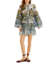 Afbeelding in Gallery-weergave laden, Farm Rio COUNTRYSIDE LANDSCAPE MULTICOLOR LONG SLEEVE JACKE Style #356219 | HIGH SUMMER 26
