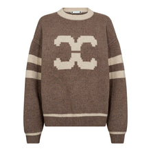 Afbeelding in Gallery-weergave laden, Co&#39;couture RowCC Coco Logo Knit Walnut 32214 154
