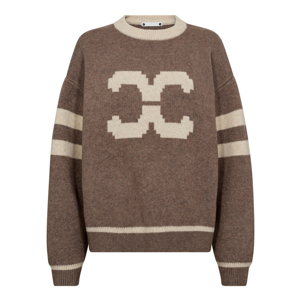 Co'couture RowCC Coco Logo Knit Walnut 32214 154