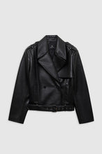 Afbeelding in Gallery-weergave laden, Anine Bing GREER JACKET Black Recycled Jacket A-01-10451-000
