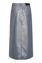 Afbeelding in Gallery-weergave laden, Co&#39;couture FoilCC Asym Slit Skirt Silver 34107 930
