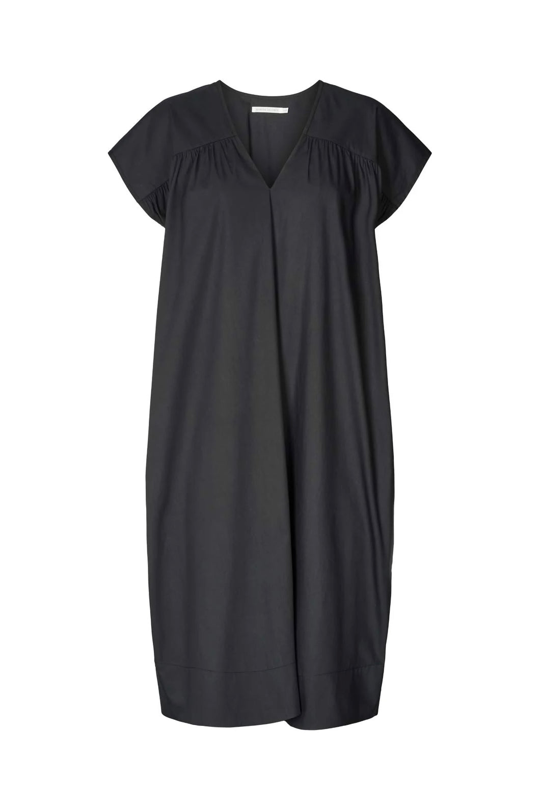 Rabens Saloner Arbella Papery Tunic Dress Black W23267107