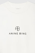 Afbeelding in Gallery-weergave laden, Anine Bing Jaci Sweatshirt Monogram Ivory A-08-10077-IVY1
