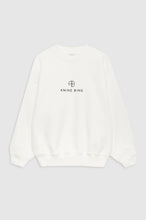 Afbeelding in Gallery-weergave laden, Anine Bing Jaci Sweatshirt Monogram Ivory A-08-10077-IVY1
