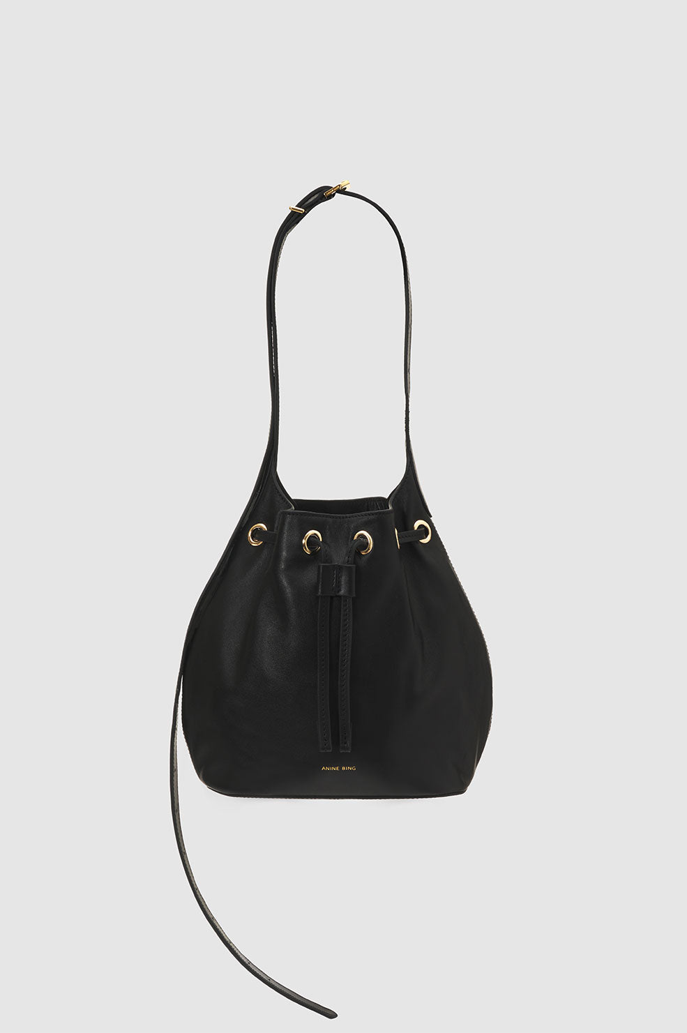 Anine Bing Mini Alana Bucket Bag Black A-13-0110-000