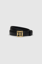 Afbeelding in Gallery-weergave laden, Anine Bing Monogram Belt Black A-12-10461-000
