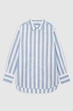 Afbeelding in Gallery-weergave laden, Anine Bing Plaza Shirt White and Blue Stripe A-07-5834-STR1
