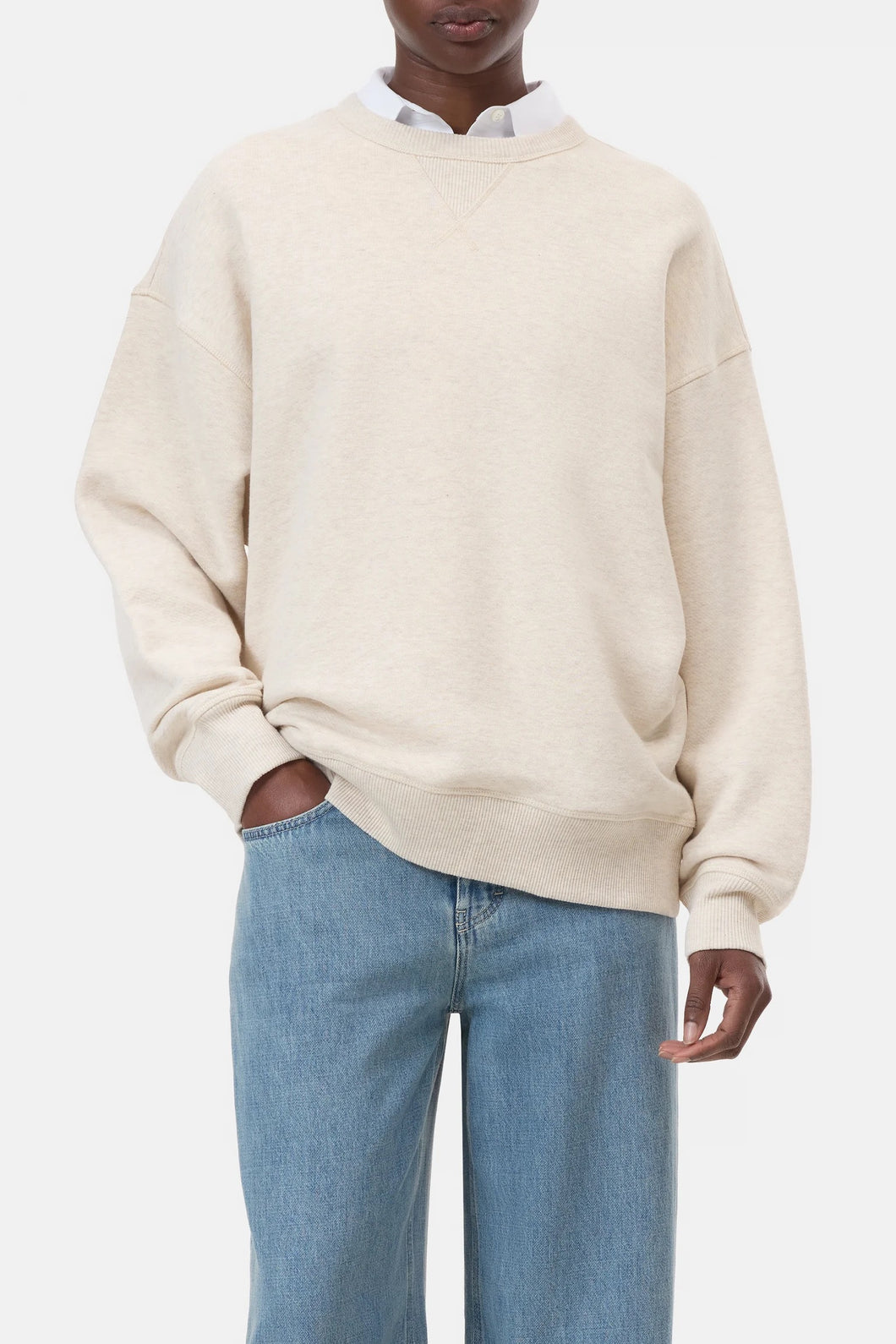 Closed Relaxed Sweatshirt Ecru C95708-47M-PR