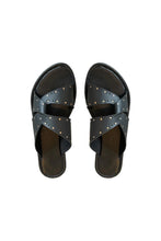 Afbeelding in Gallery-weergave laden, Ruby Tuesday Savan Leather Sandals With Studs Anthracite
