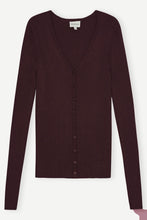 Afbeelding in Gallery-weergave laden, Herskind Chichi Knit Cardigan Wine Red
