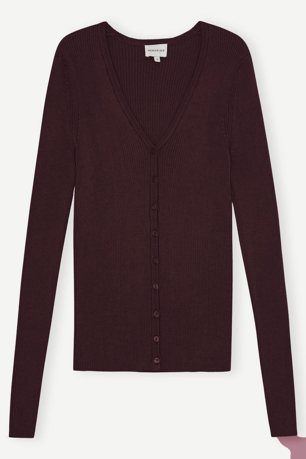 Herskind Chichi Knit Cardigan Wine Red