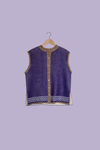 Afbeelding in Gallery-weergave laden, KandJ Oona Gilet Purple
